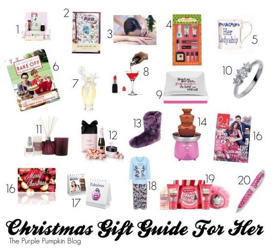 christmas gift guide for her