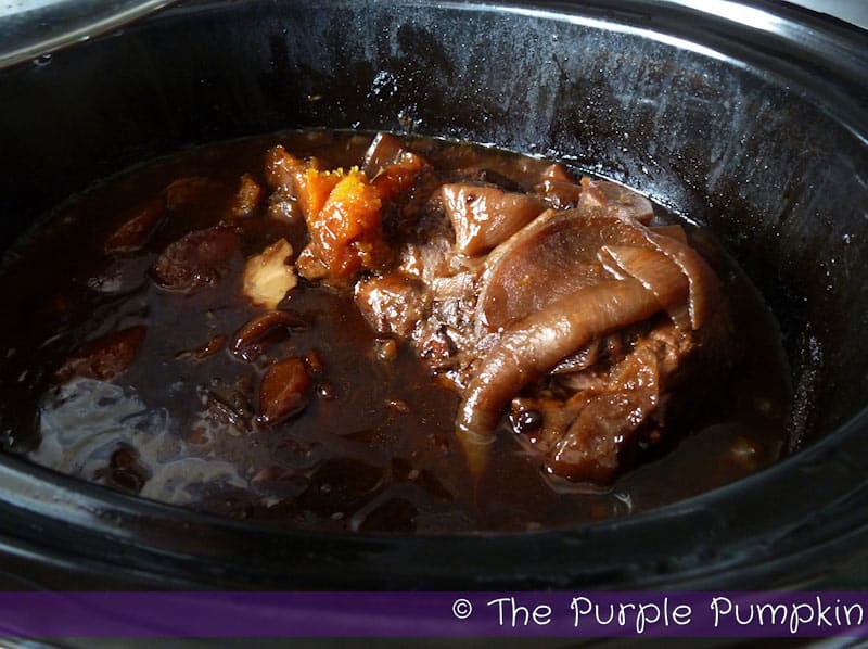 Beef stew in the slow cooker