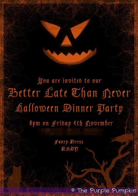 Halloween Invitation