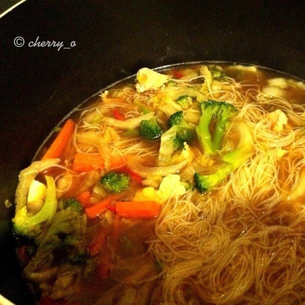 Chicken Vegetable Noodle Miso Soup