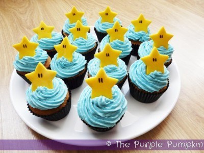 Super Mario Starman Nintendo Cupcakes