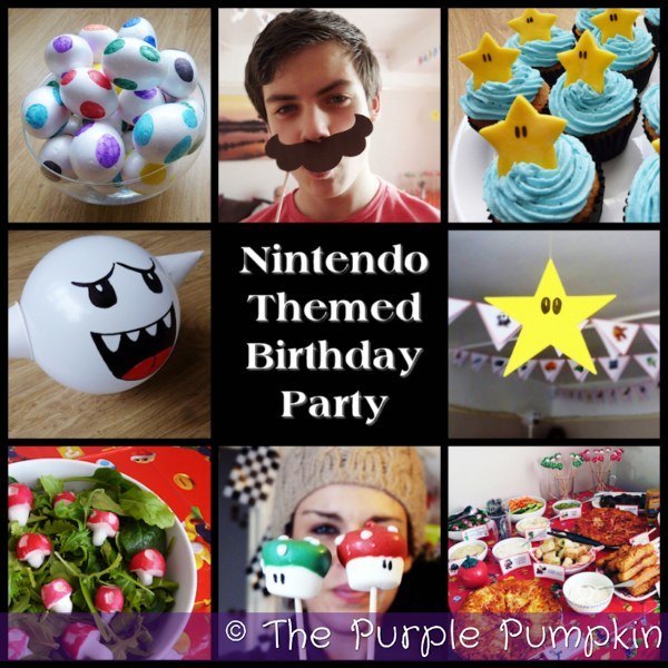 Nintendo Themed Birthday Party