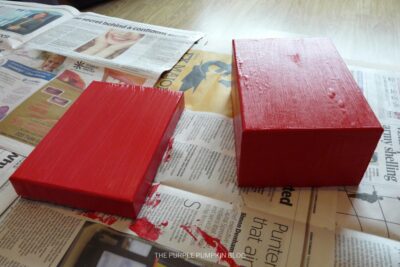 Painted Red Box