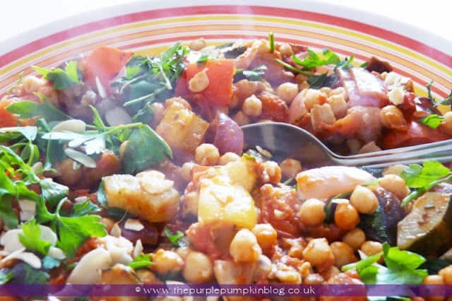 Moroccan Vegetable Chickpea Tagine