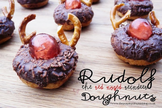 Rudolf the Red Nosed Reindeer Doughnuts