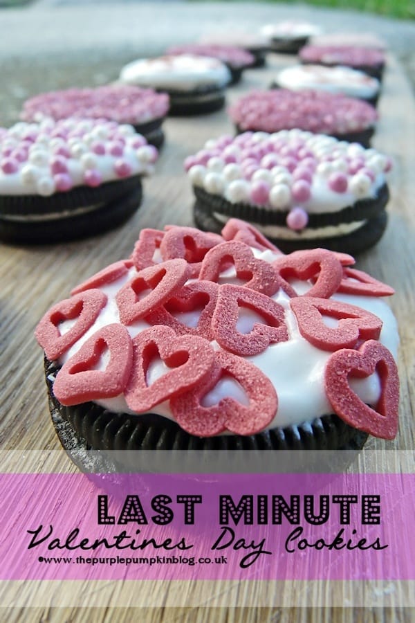 Last Minute Valentine's Day Cookies
