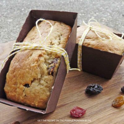 Recipe for Fruit & Nut Banana Bread Mini Loaves