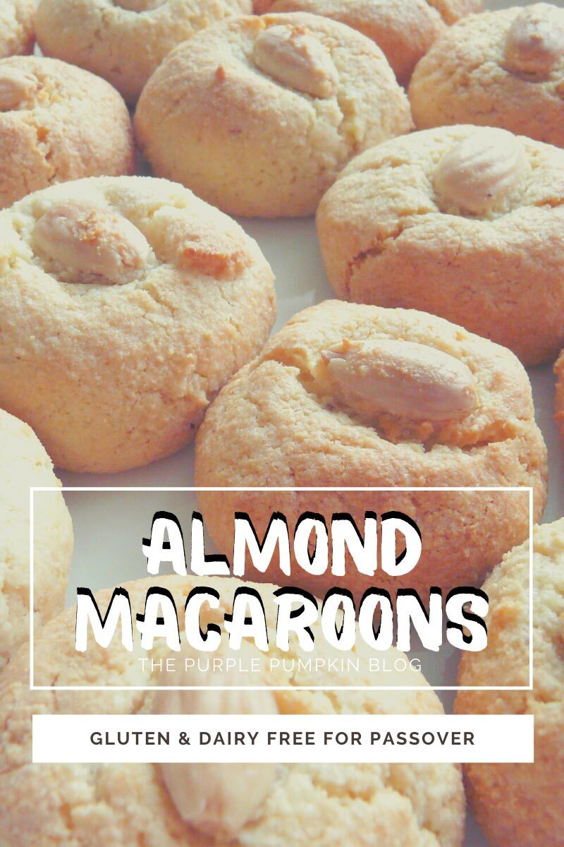 Almond Macaroons - Gluten & Dairy Free for Passover