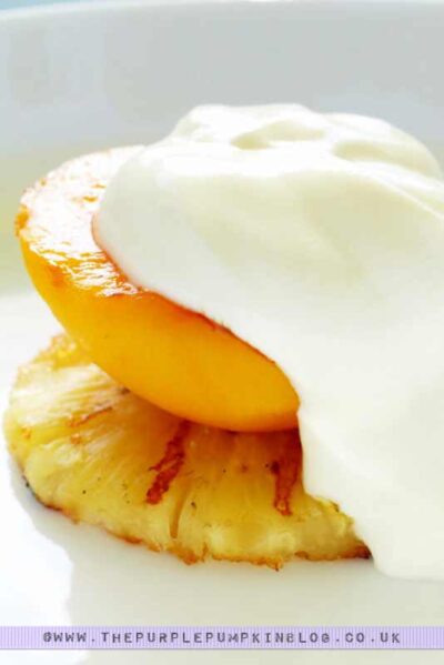Caramelised Grilled Fruit Greek Yoghurt