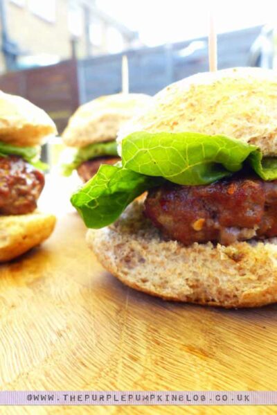 Ginger Chilli Burgers Sliders