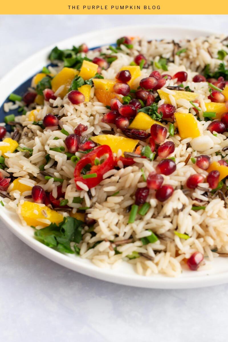 Jewelled Rice Salad Recipe with Fresh and Dried Fruit and Nuts
