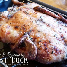 Orange and Rosemary Roast Duck