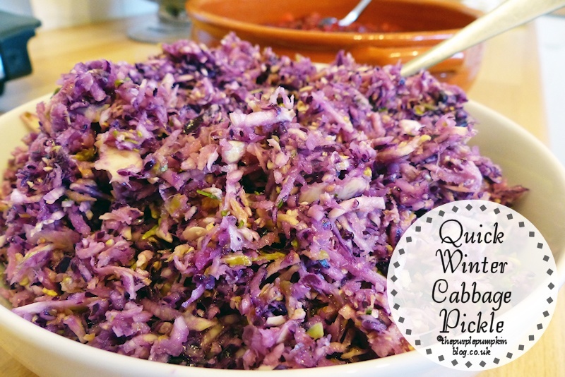 Quick Winter Cabbage Pickle