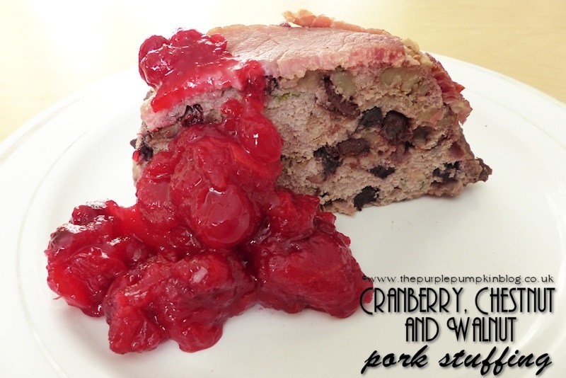 Cranberry, Chestnut and Walnut Pork Stuffing Recipe