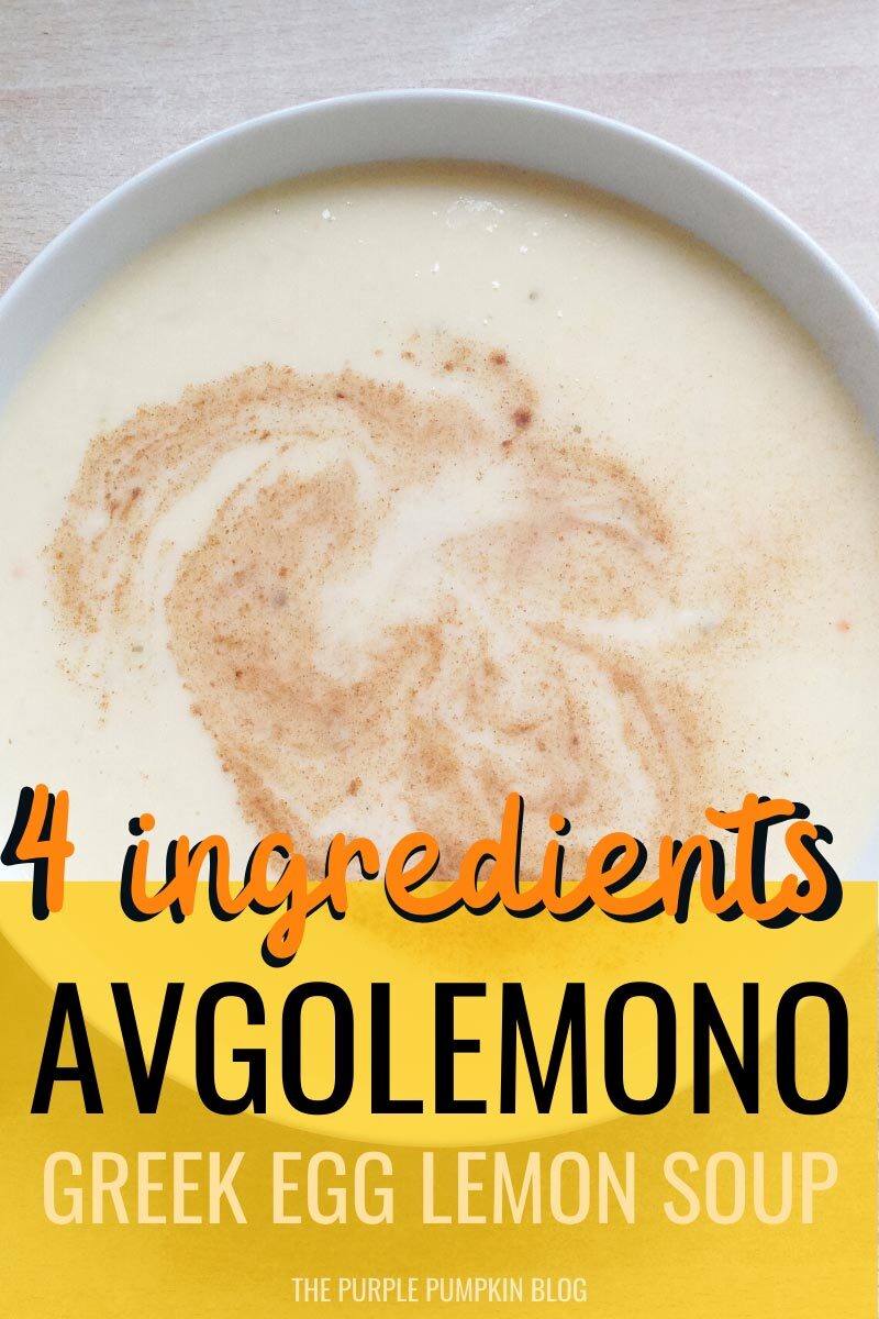 Avgolemono Greek Egg Lemon Soup