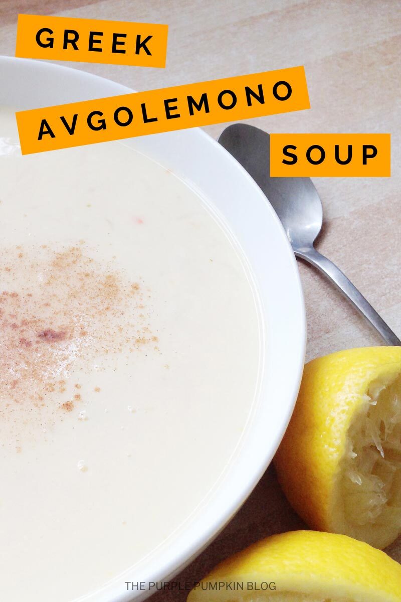 Greek avgolemono Soup