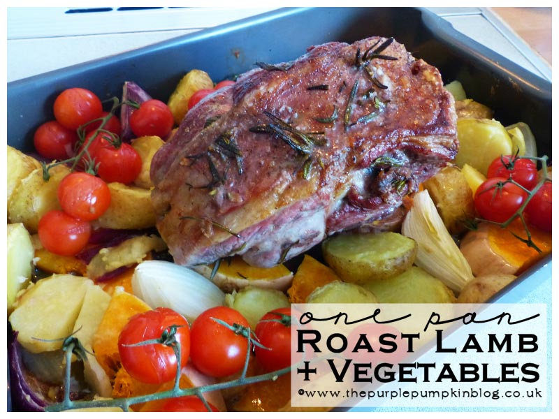 One Pan Roast Lamb & Vegetables Recipe