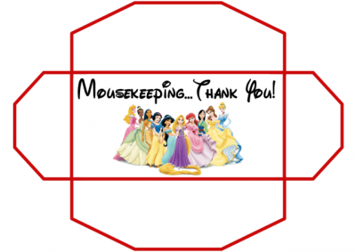 FREE!! Disney Mousekeeping Tip Envelopes | Free Disney Printables