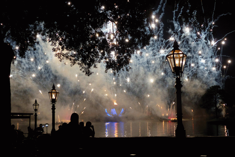 Illuminations Reflections of Earth Fireworks Animated Gif2