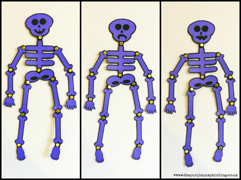 Build A Skeleton Free Printable Instructions