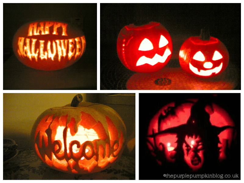 Pumpkin Carvings 2004 and 2005