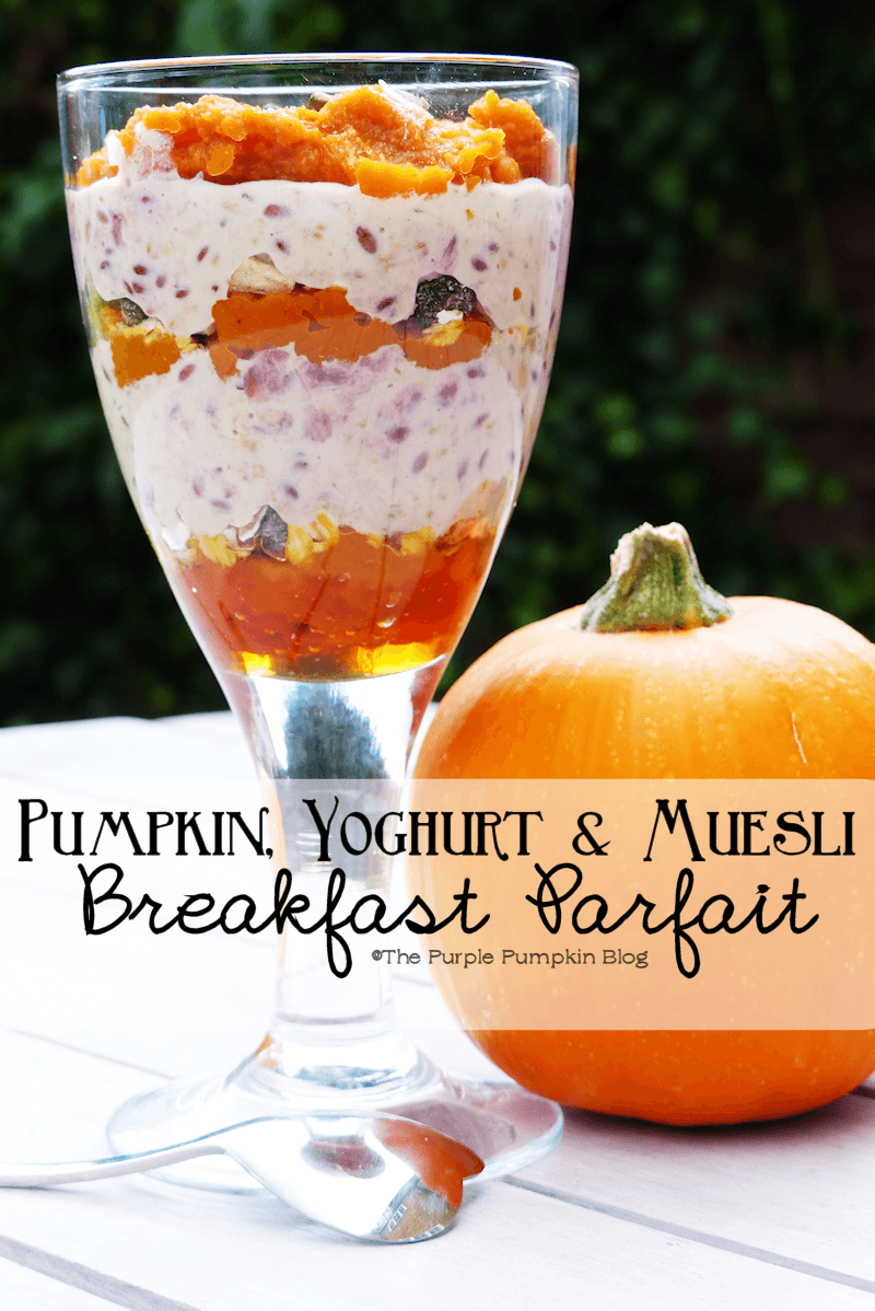 Pumpkin Yoghurt and Muesli Breakfast Parfait