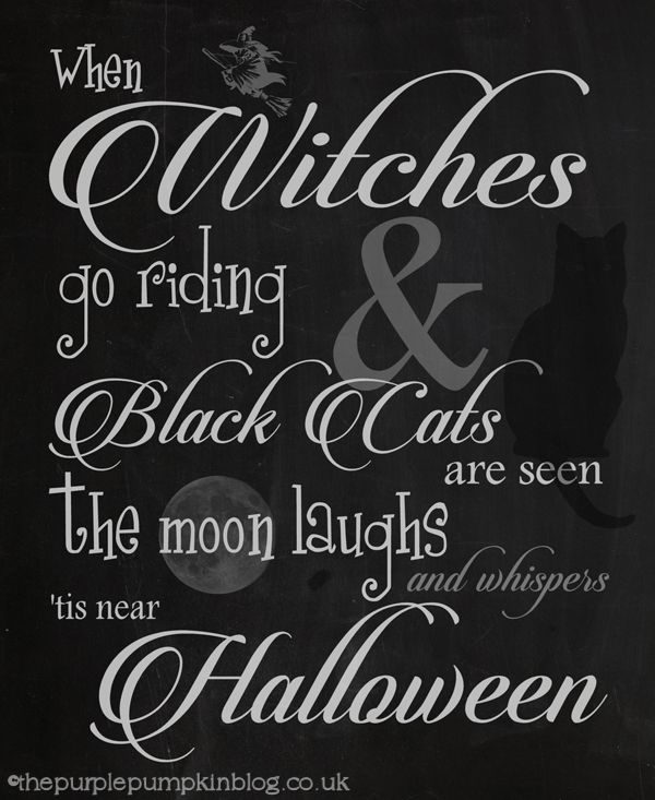 When Witches Go Riding Halloween Poster