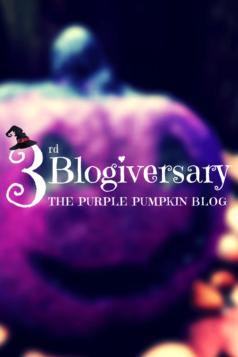 3rd Blogiversary The Purple Pumpkin Blog