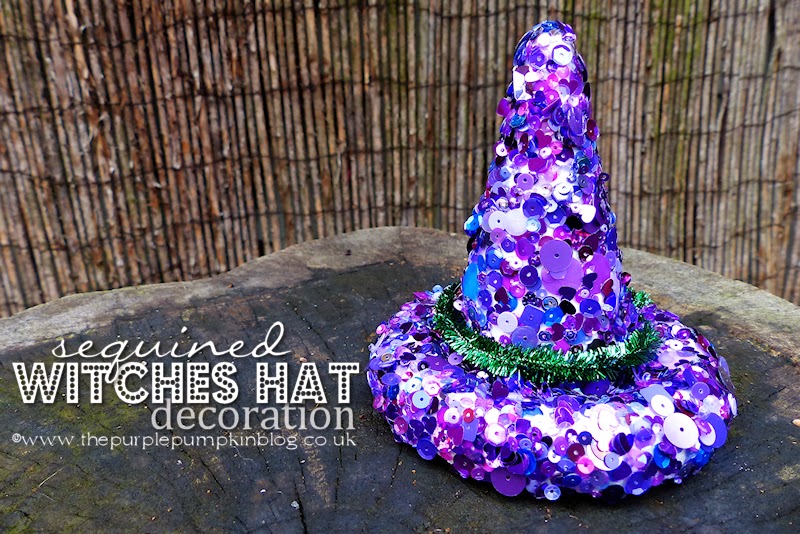 Witches Hat Craft with Sequins