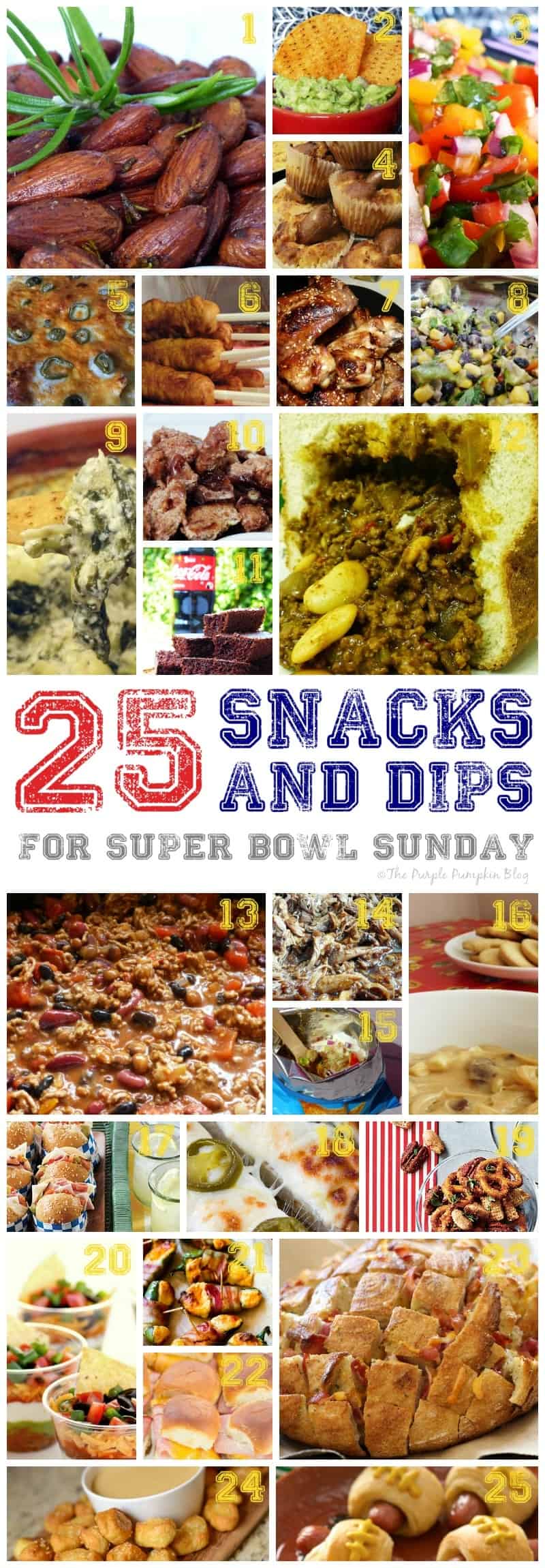 25 Snacks and Dips for Super Bowl Sunday