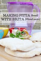 Making Pitta Bread with BRITA Filtered Water