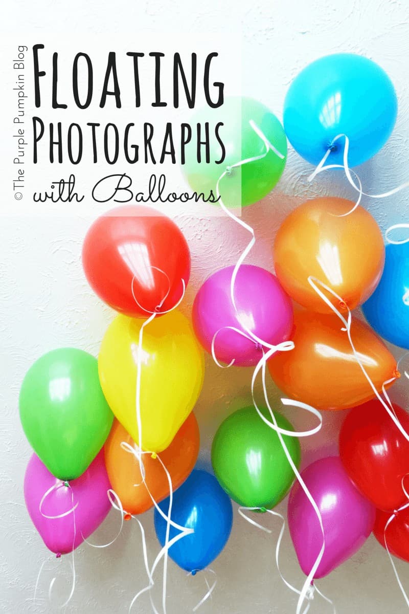 Floating Photographs with Balloons