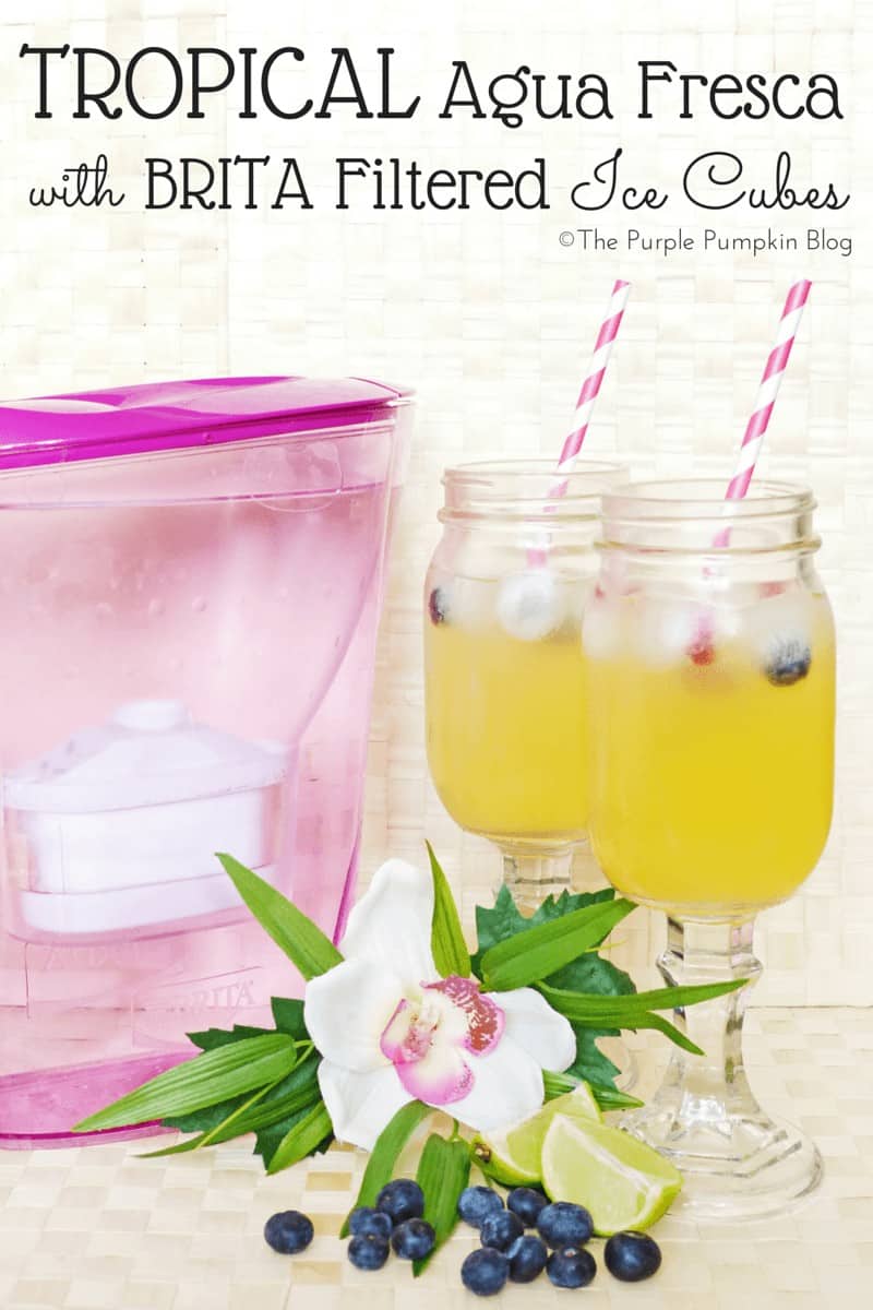 Tropical Agua Fresca with BRITA Filtered Ice Cubes