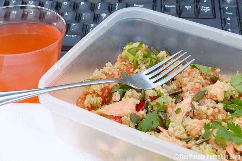 Citrus Salad with Salmon and Avocado - a great lunch to make ahead and take to the office