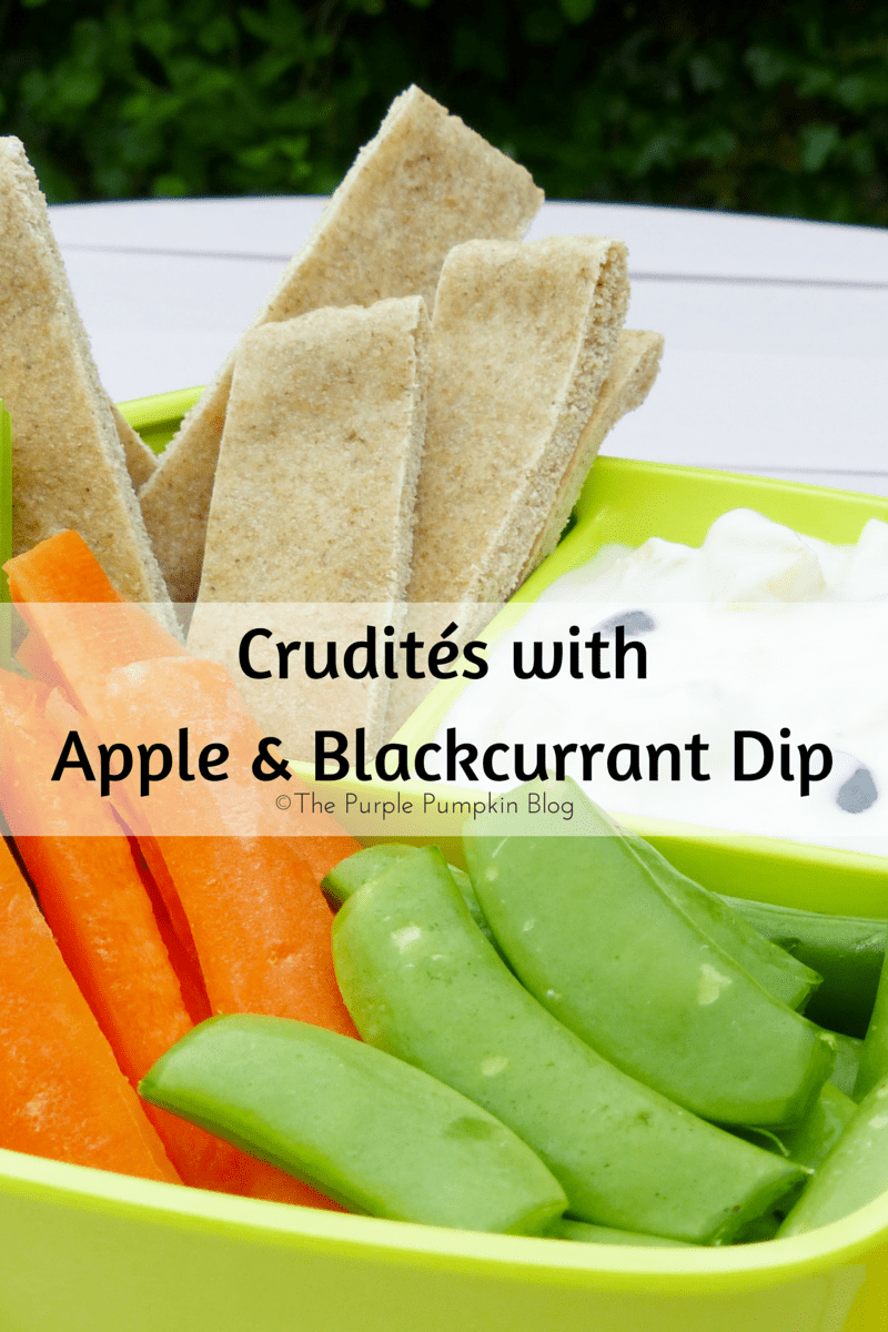 Crudités with Apple & Blackcurrant Dip