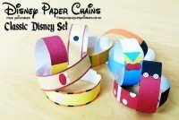 Disney Paper Chains - Free Printable - Classic Disney Set
