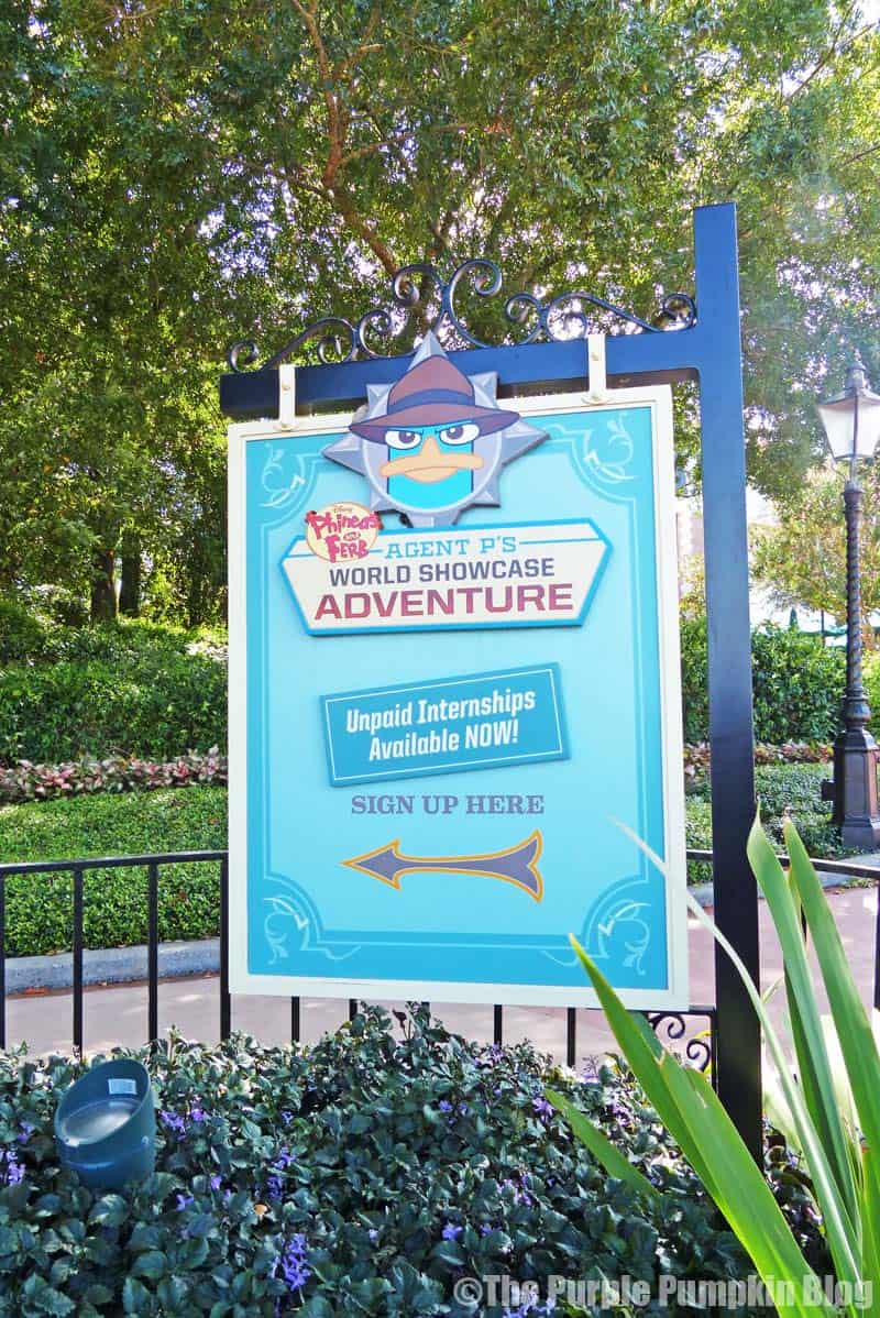 Disney Phineas and Ferb Agent P’s World Showcase Adventure