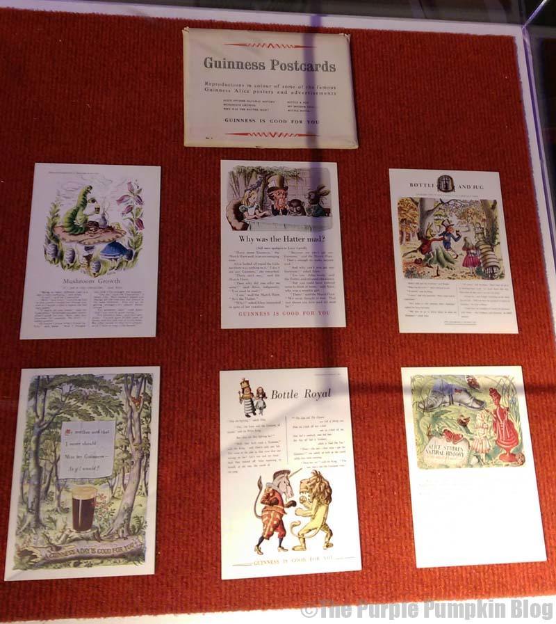 Guinness Alice in Wonderland Postcards