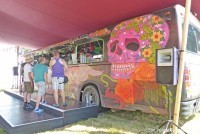 Day of the Dead Cocktail Bus at Camp Bestival