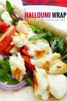 Cypriot Halloumi Wrap - so quick and simple to make!
