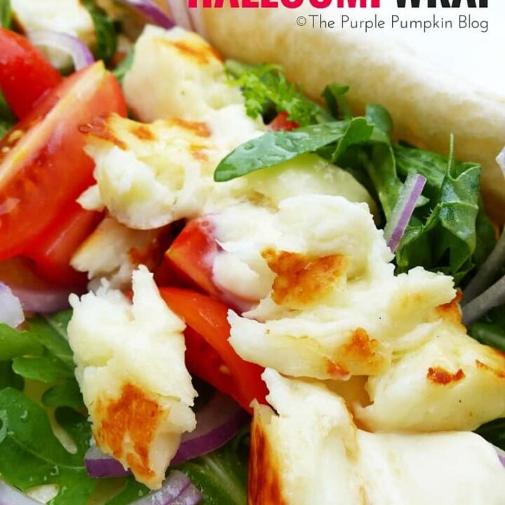Cypriot Halloumi Wrap - so quick and simple to make!