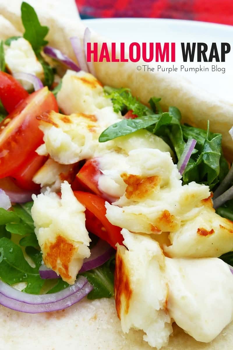 Cypriot Halloumi Wrap - so quick and simple to make!