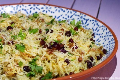 Jewelled Persian Rice with Pomegranates, Walnuts and Parsley