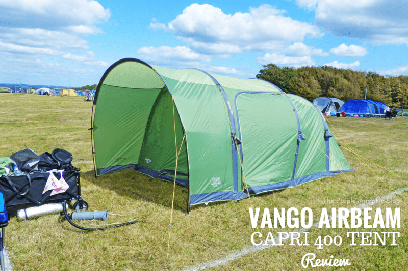 Vango Airbeam Capri 400 Tent Review - an easy to pitch and pack away tent, great for small families, or a luxury tent for just the two of you!