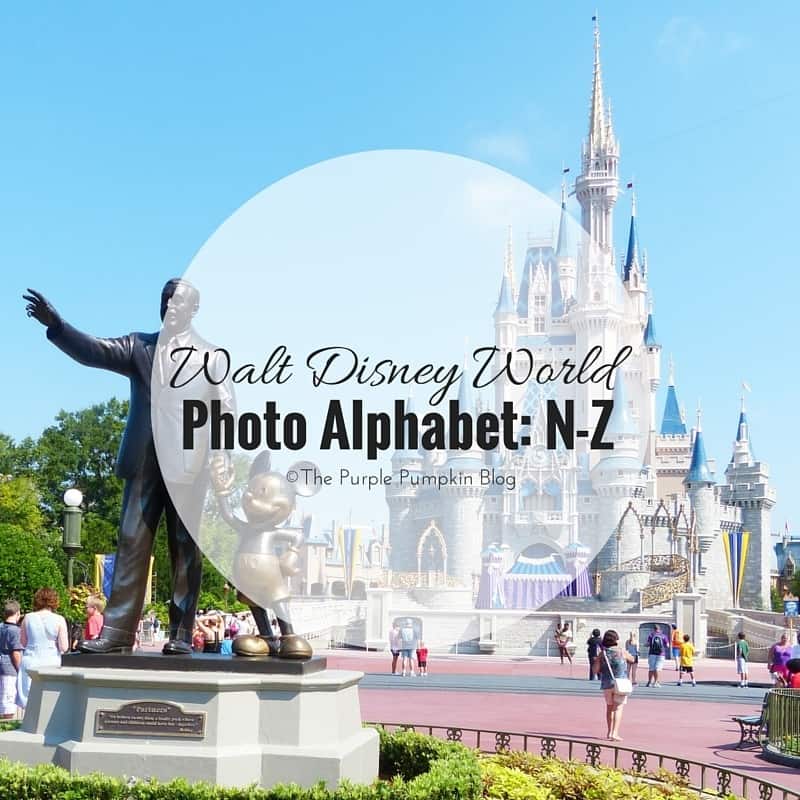 Walt Disney World Alphabet N-Z