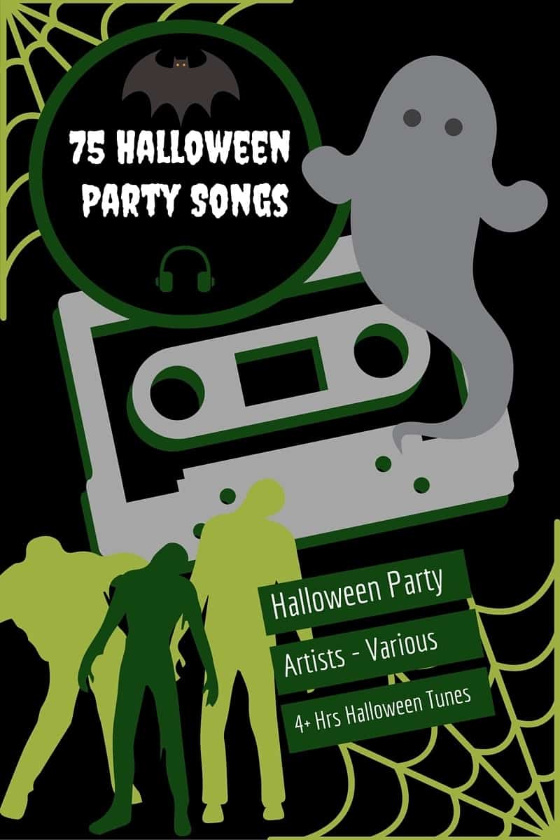 75 Halloween Party Songs - an awesome Spotify playlist for a Halloween party! There is 4+ hours worth of music here!