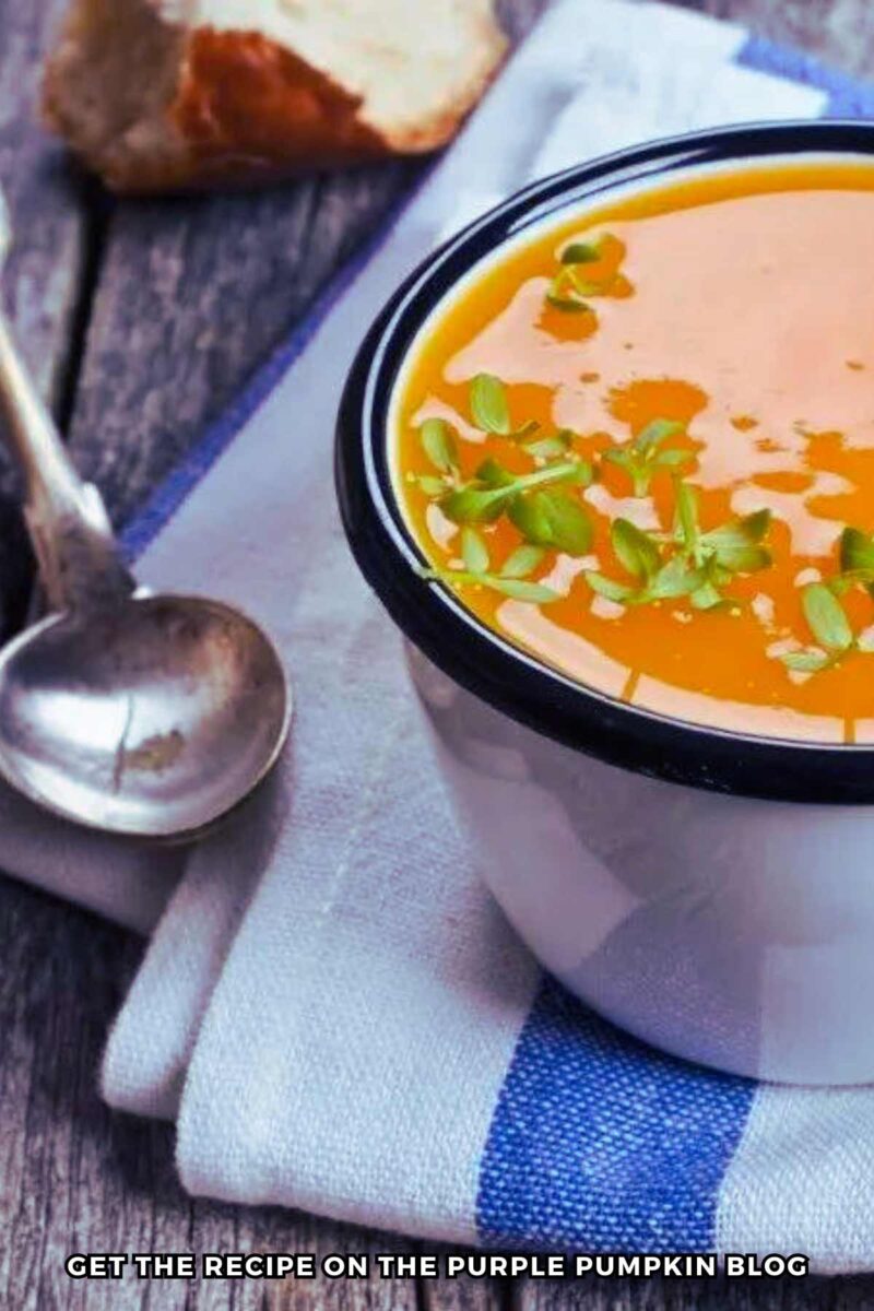 Grandma's Pumpkin Soup Fall Recipe