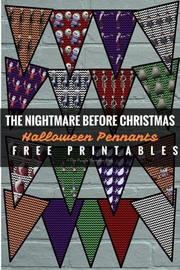 The Nightmare Before Christmas - Halloween Party Printables