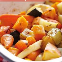Spiced Roasted Autumn Vegetables - a great one pan side dish