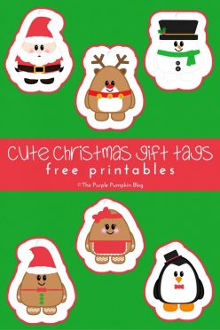 Cute Christmas Gift Tags - Free Printables